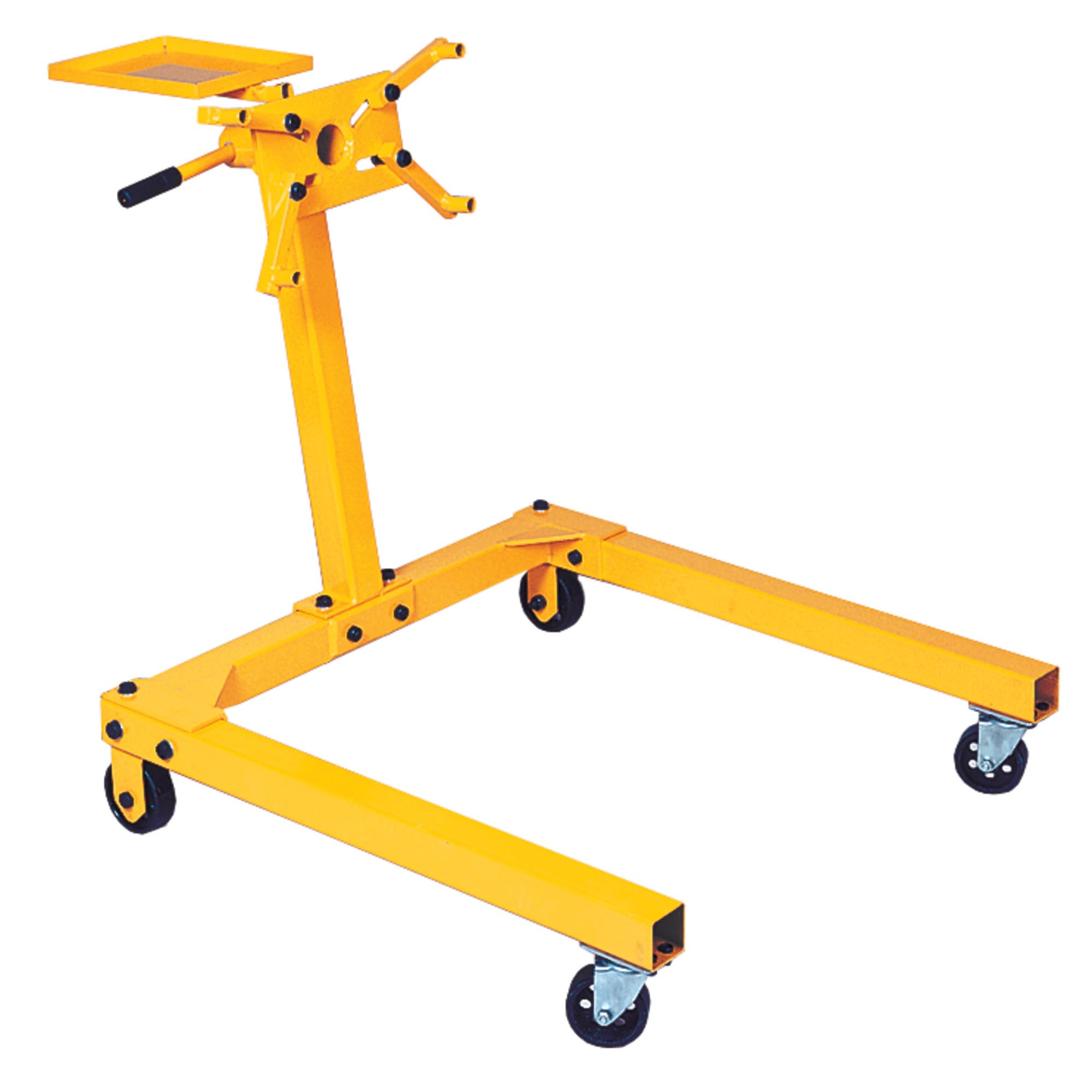 Engine Stand Performance Tool W41031 (1,250 lbs.) Capacity With 360 Degree Rotating Mount Assembly and Tray,Yellow