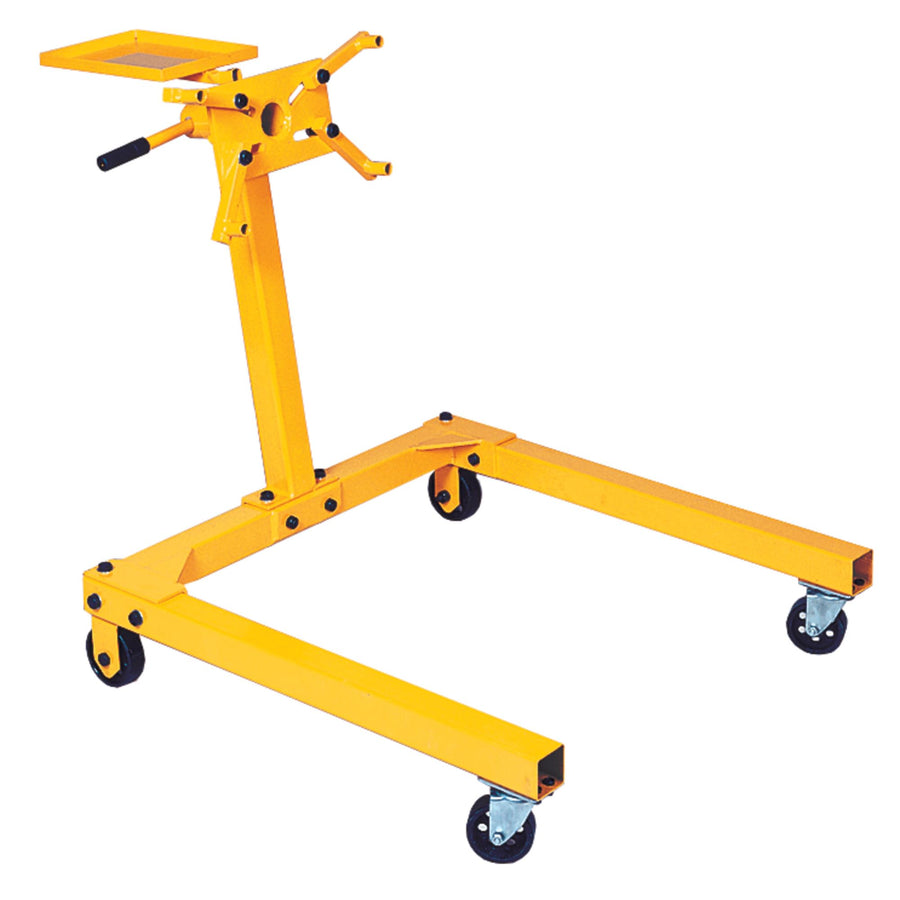 Engine Stand Performance Tool W41031 (1,250 lbs.) Capacity With 360 Degree Rotating Mount Assembly and Tray,Yellow