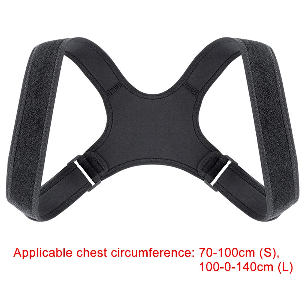 Posture Corrector Spinal Support for Men and Women, Adjustable Upper Back Brace for Clavicle Support
