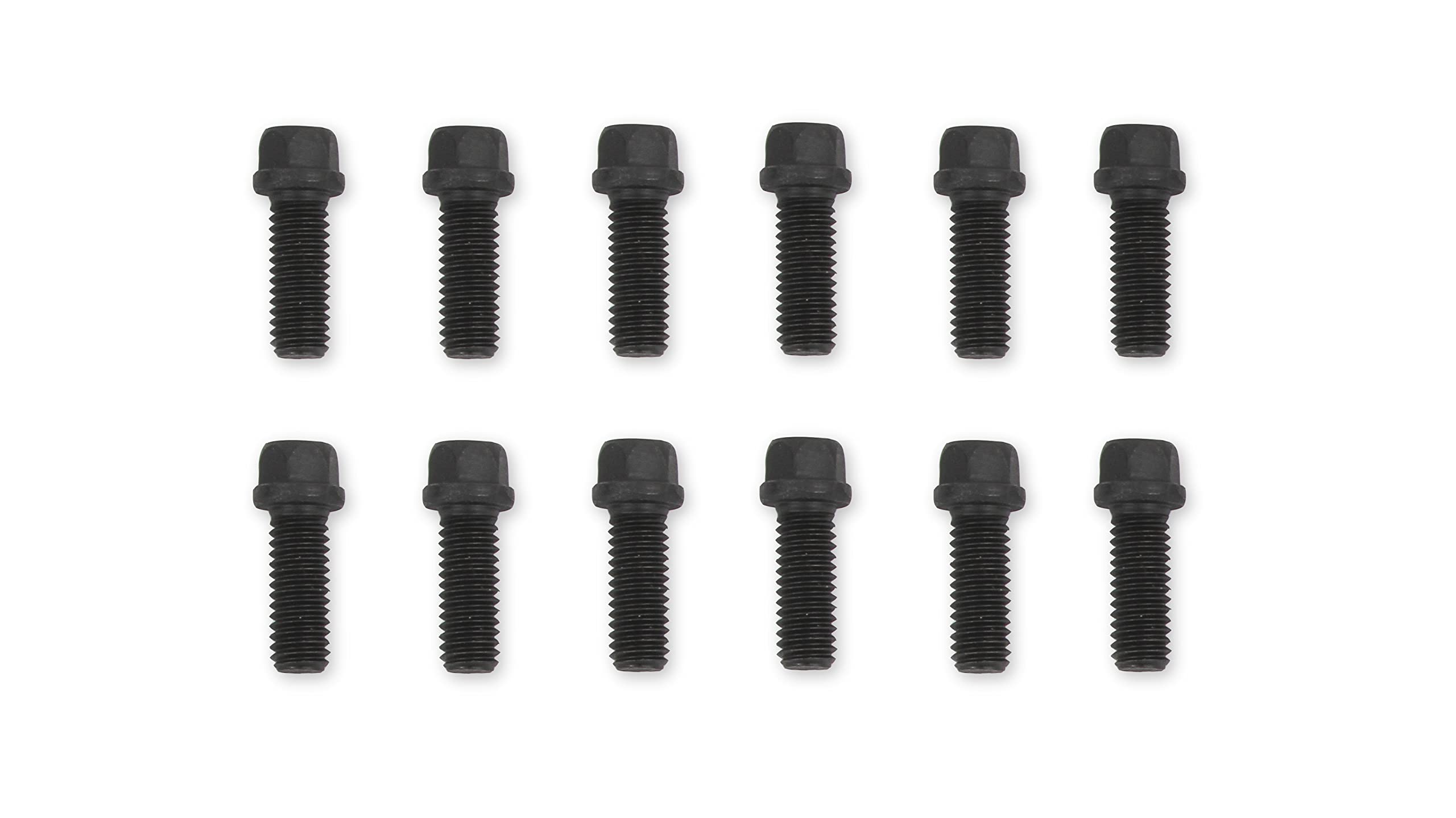 Header Bolts Mr. Gasket,3/8-16X1, Black