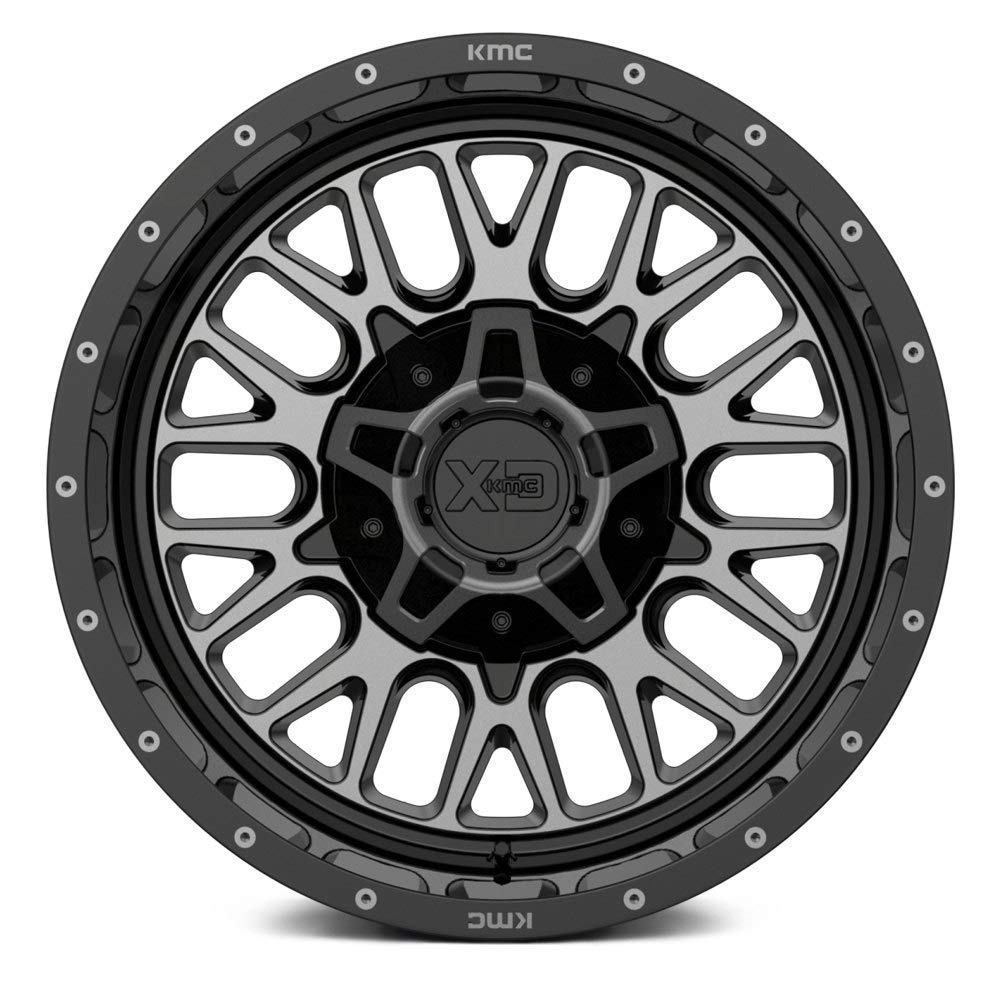 XD 20x9 SNARE XD842, Bolt Pattern: 5x5/5.5, Offset: 0, GLOSS BLACK GRAY TINT, set of 1