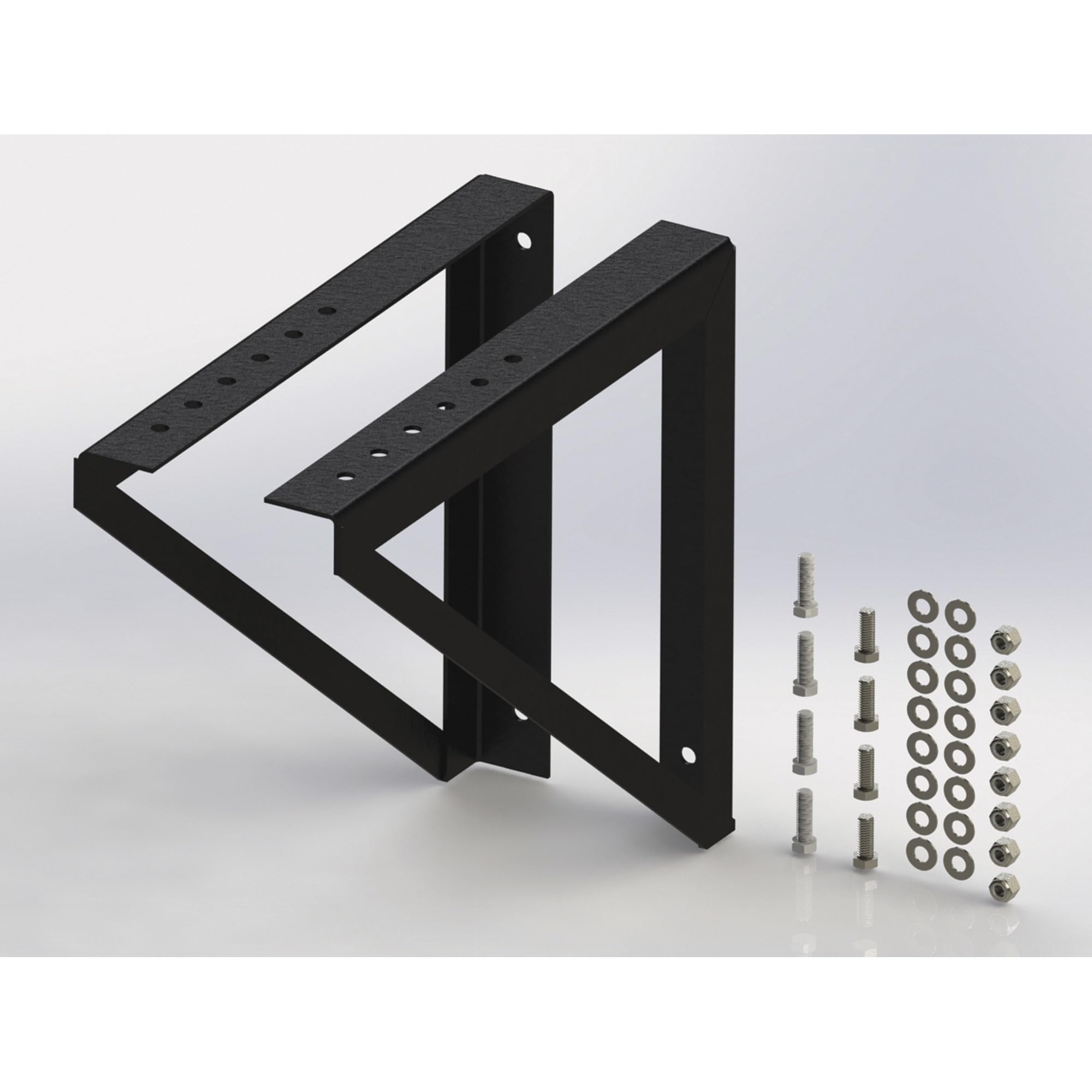 Underbody Tool Box Bracket Kit Northern Tool - Steel, Black, Universal Fit, Model Number 29221128