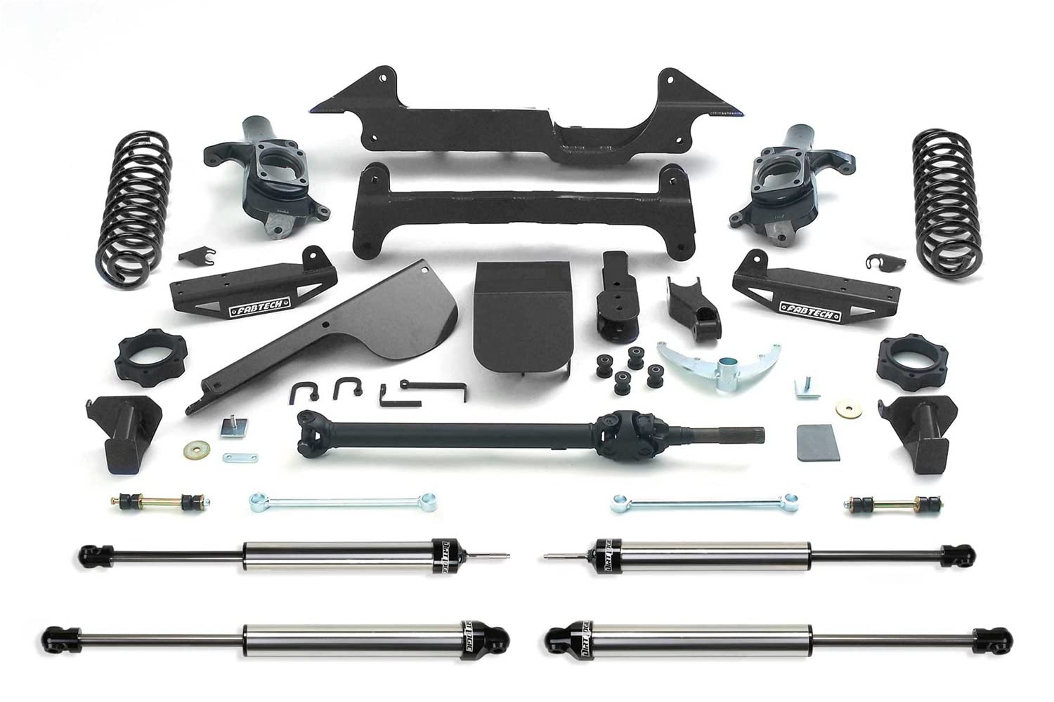 6" PERF SYS W/ SHKS DLSS 03-08 HUMMER H2 SUV/SUT 4WD W/ RR COIL SPRINGS by Fabtech