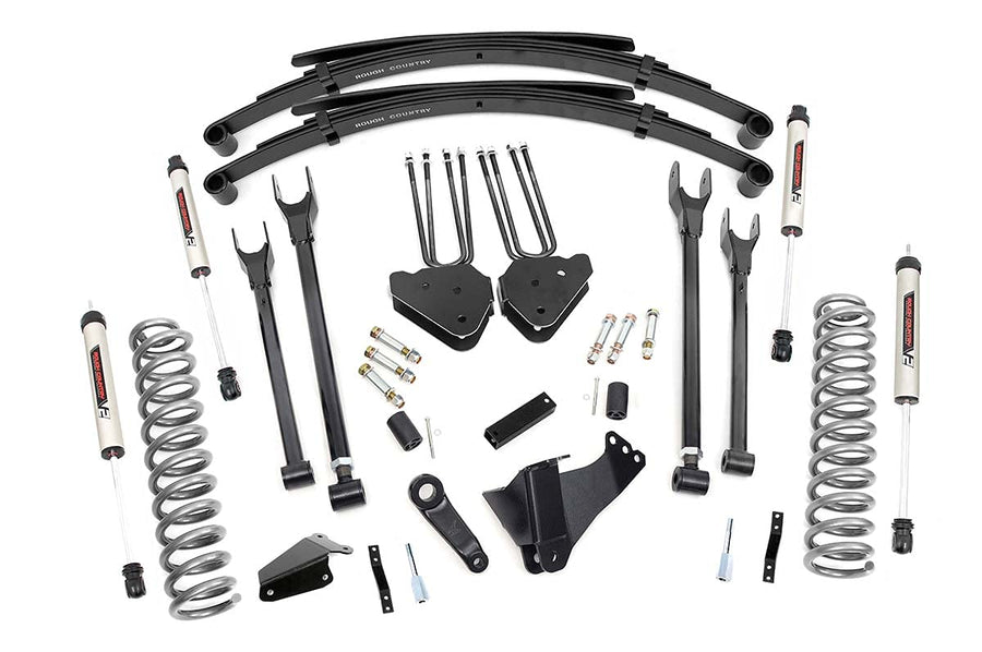 8" Lift Kit Rough Country w/V2 Shocks for 05-07 Super Duty | Diesel - 590.20