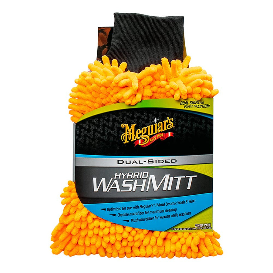 Hybrid Microfibre Wash Mitt Meguiar's X210200EU, Black