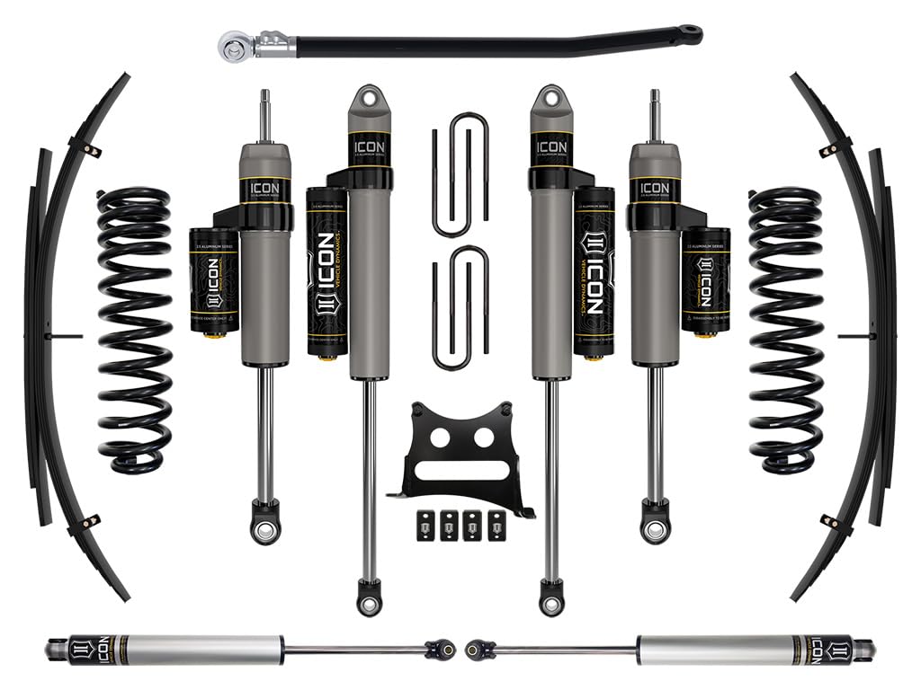 2011-2016 Ford F-250/F-350 Super Duty ICON 4WD Diesel, 2.5" Lift, Stage 4 Suspension System w/Expansion Packs