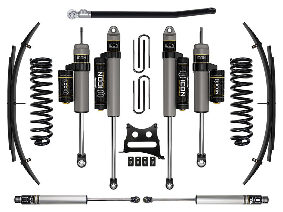 2011-2016 Ford F-250/F-350 Super Duty ICON 4WD Diesel, 2.5" Lift, Stage 4 Suspension System w/Expansion Packs