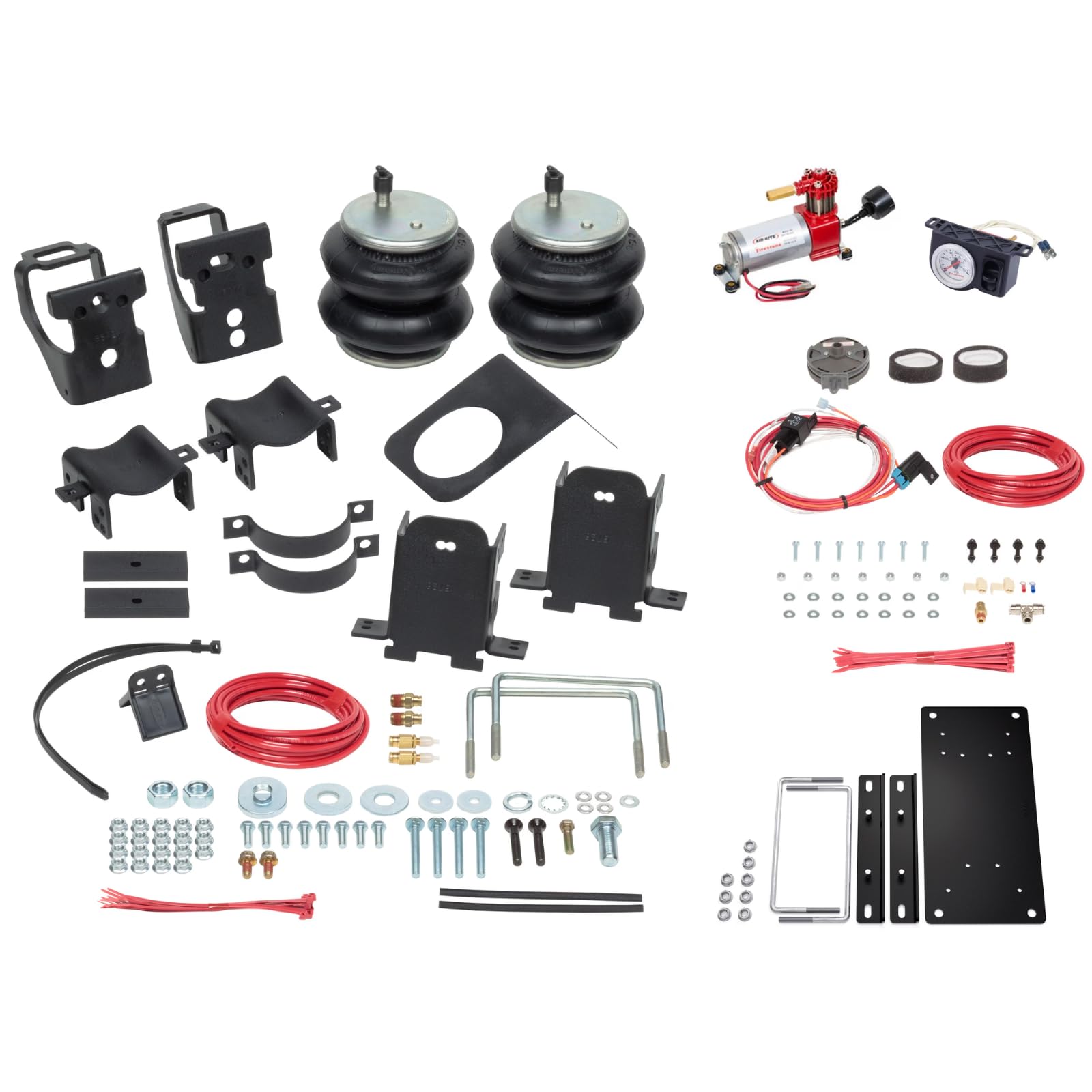 Firestone 2865 Airide All-In-One Analog Rear Air Spring Kit fits 2011-2016 F250 F350 & 2011-2013 F450 | Up to 5,000 lbs Load Capacity | 5-100 PSI | Easy Installation