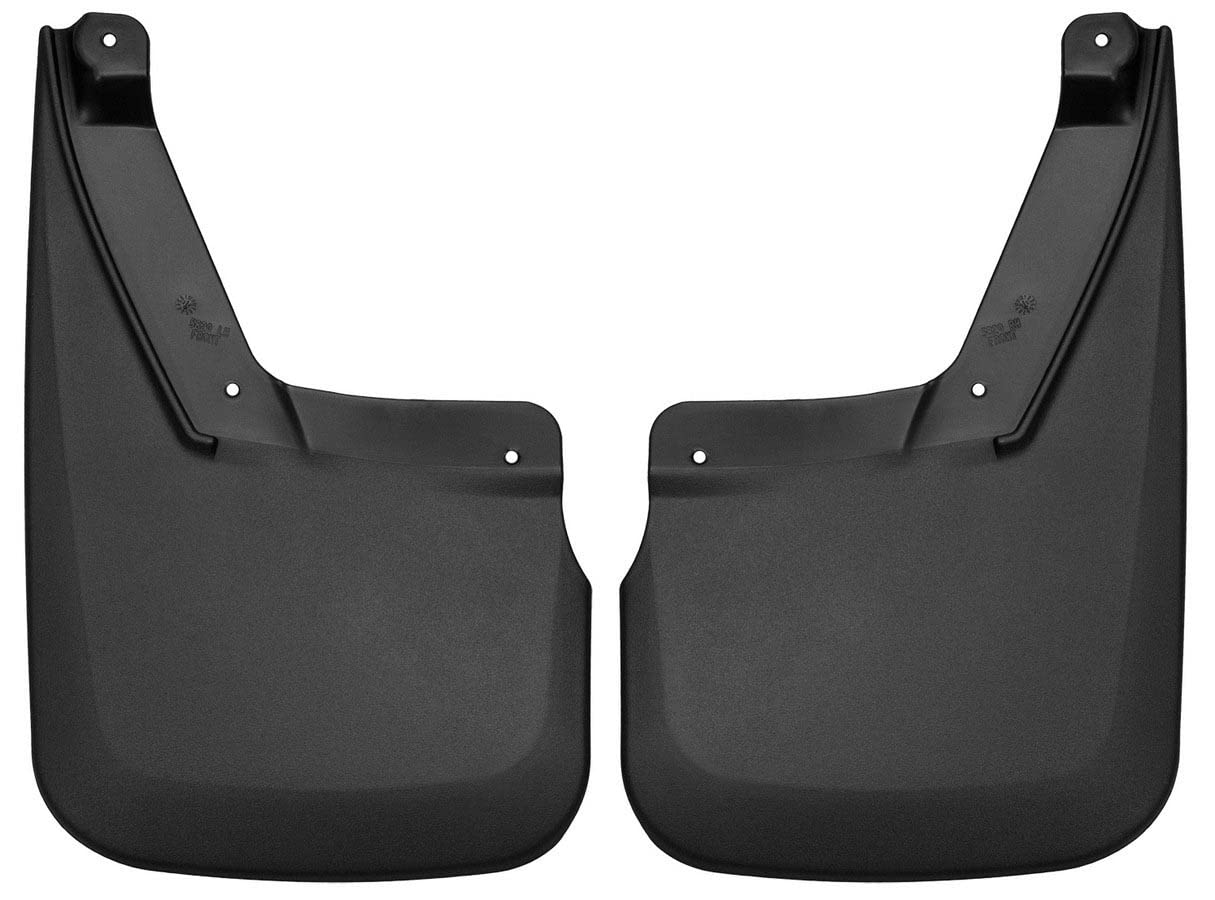Front Mud Guards - Husky Liners | 2015-2020 Chevrolet Suburban/Chevrolet Tahoe/GMC Yukon/GMC Yukon XL, Front Set - Black, 2 Pc | 58201