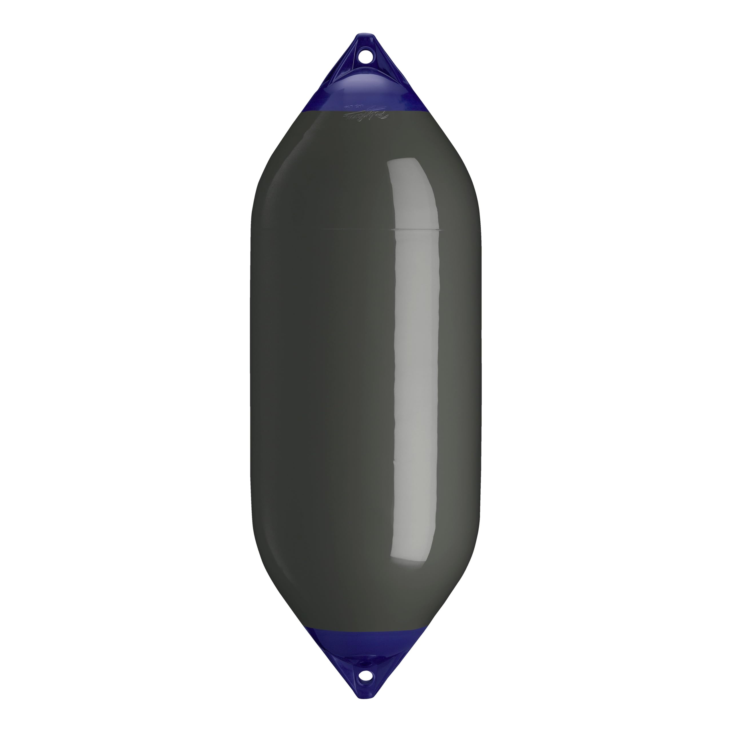 F-10 Standard Polyform Boat Fender - Graphite Blue Ropehold