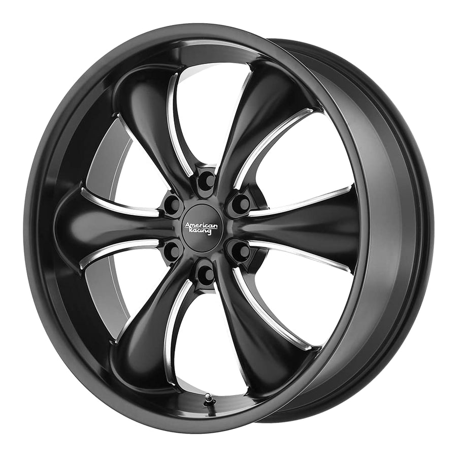 AR914 American Racing 20X8.5 6X120 S-BLK MILL 15MM - AR91428577915