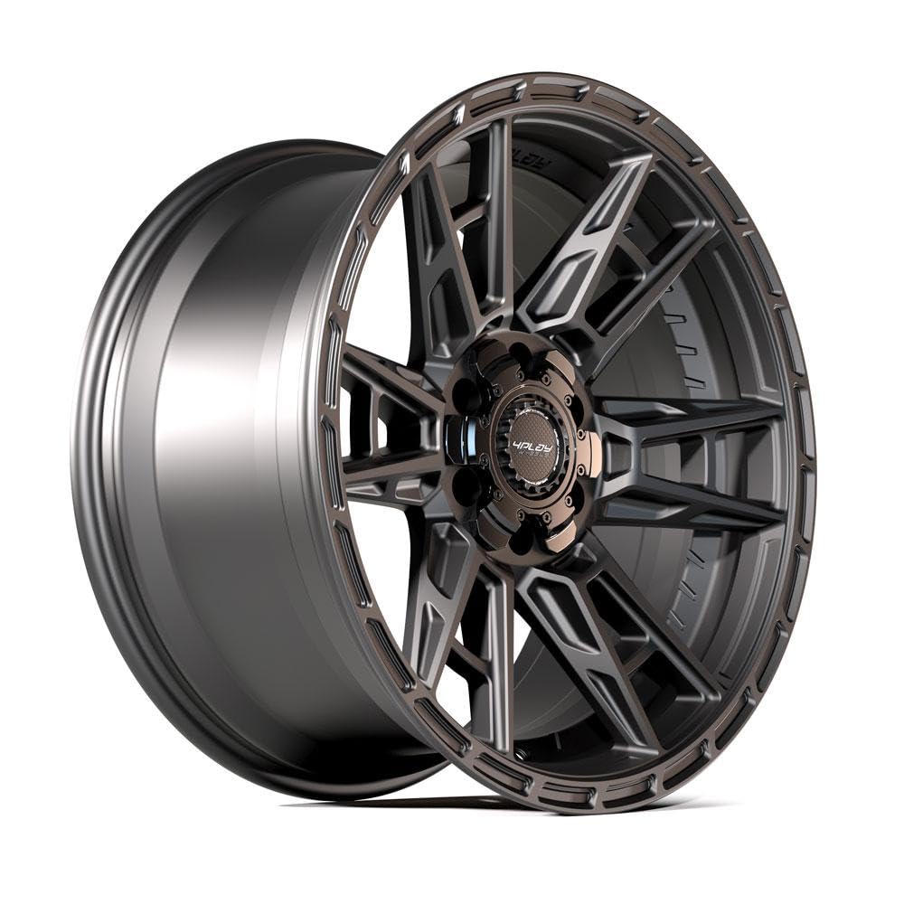 4PLAY 18 Inch Wheels 4PS20 Rim Fits 5x112 & 5x114.3 Satin Black (1)