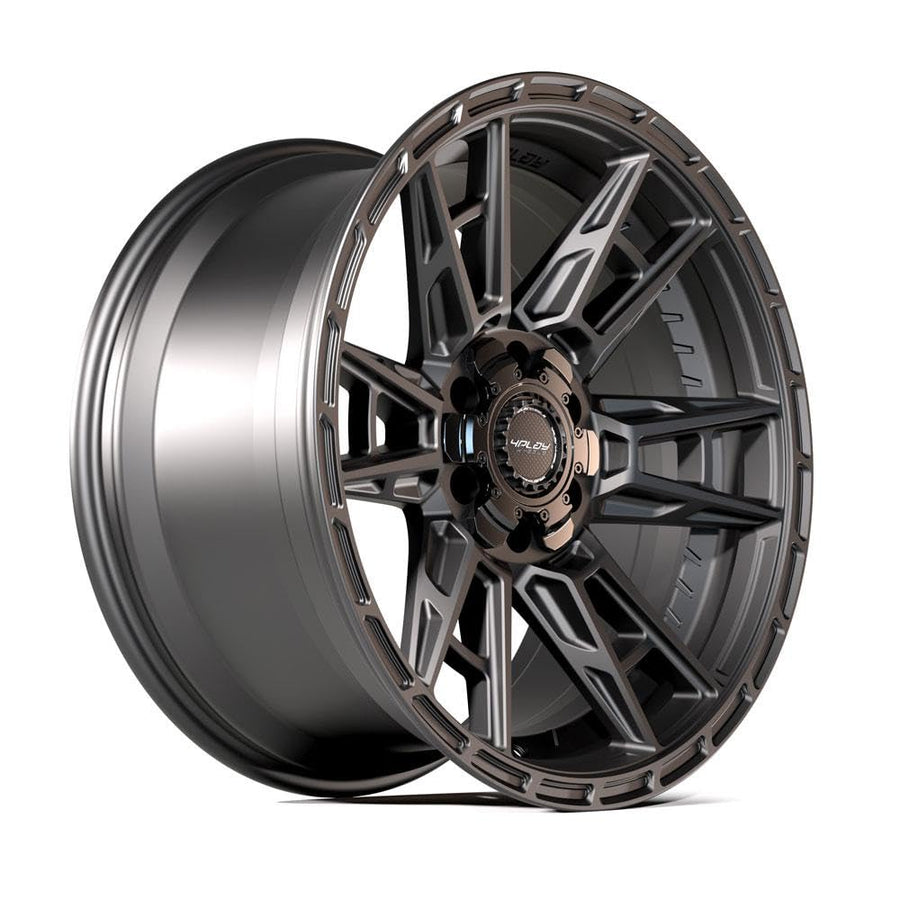 4PLAY 18 Inch Wheels 4PS20 Rim Fits 5x112 & 5x114.3 Satin Black (1)