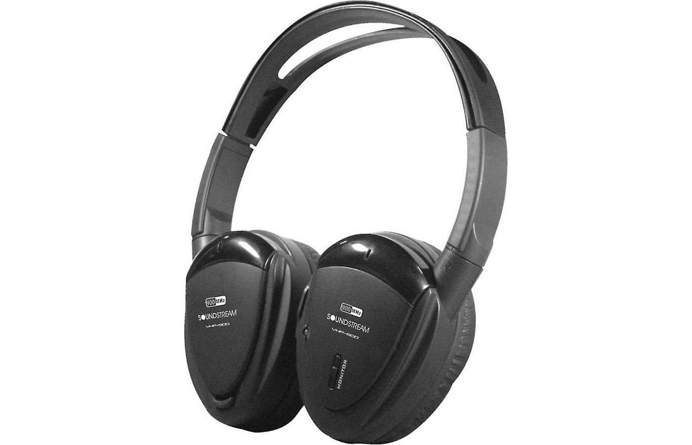 VHP-12 Soundstream 2-Channel IR Foldable Headphones with Storage Case