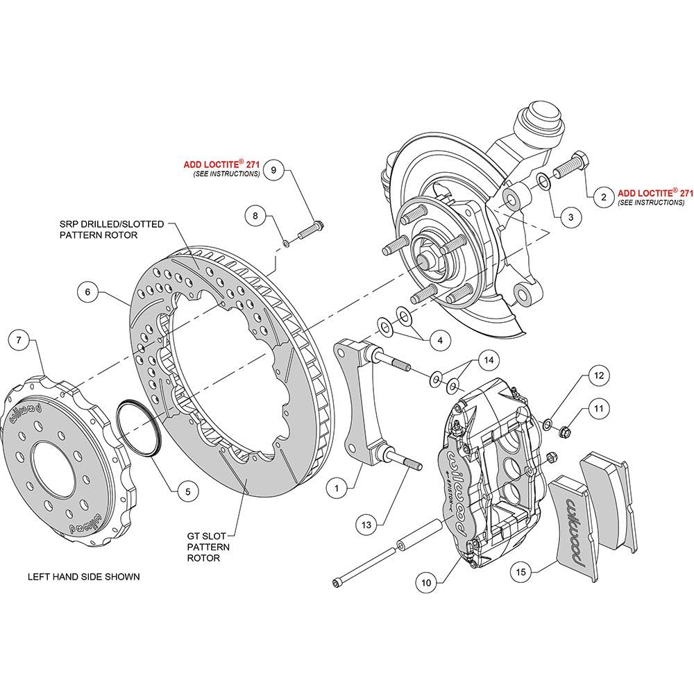 Kit WILWOOD Front We Pro Spindle