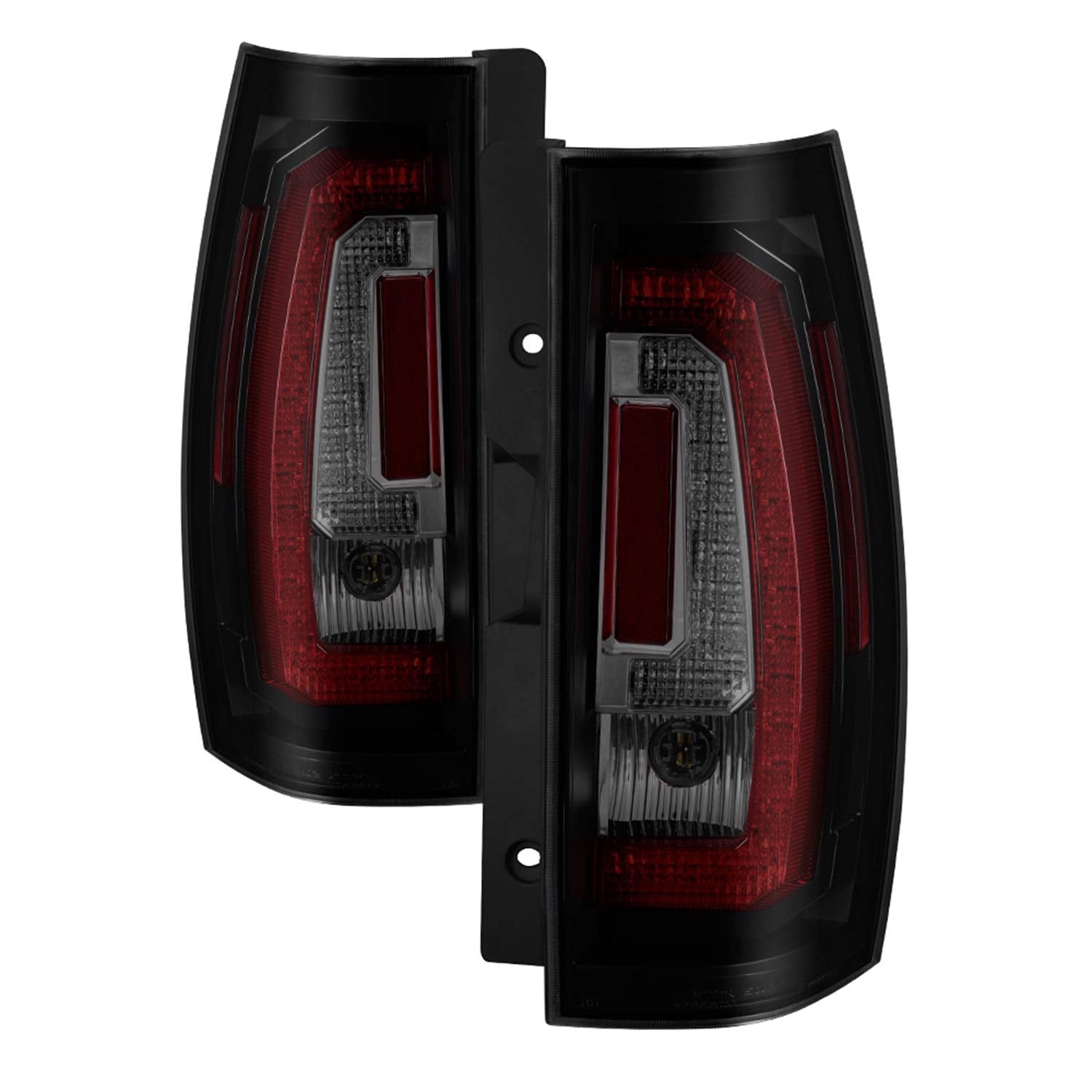 Spyder 5083425 Light Bar LED Tail Lights - Black Smoke Chevy Suburban/Tahoe 07-14 / GMC Yukon/Yukon Denali 07-14 (08-13 excluding Hybrid Models) Version 2