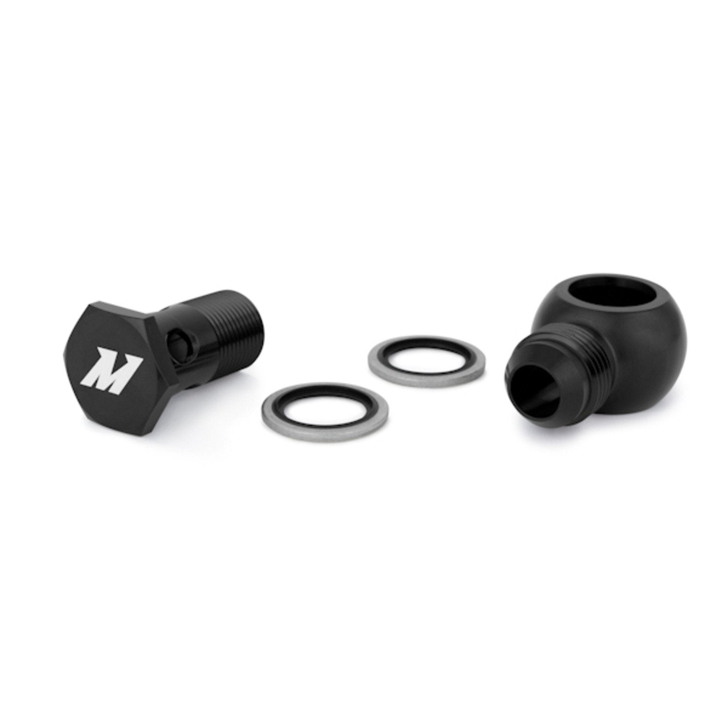 MMBB-10ANBK Banjo Fitting w/Bolt Black M20 x -10AN