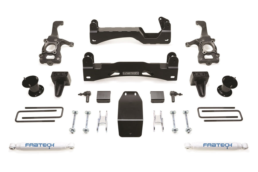 Fabtech K2194 Lift System Basic w/Shocks w/Performance Shocks 6 in. Lift Basic Lift System