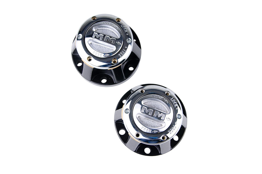 Replacement Mile Marker 423 3/4 Ton Flange Lock Out Hub Pair 6 Bolt and 19 Spline fits 1974 1977 J20 Pickup - Superior Control & Functionality
