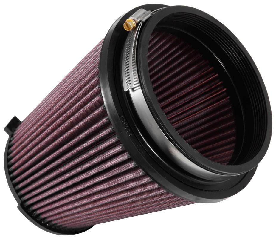 K&N Original High-Flow Lifetime Engine Air Filter: Increase Power & Acceleration, Washable, Premium, Replacement Car Air Filter: Compatible with 2015-2019 Ford Mustang Shelby, E-0649