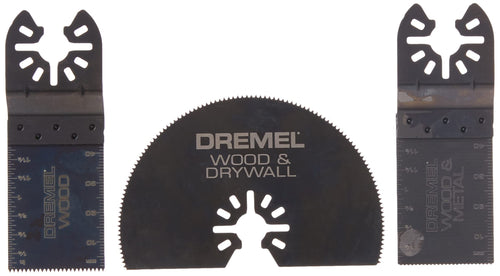 Dremel Universal Quick-Fit Cutting Assortment Pack MM492, 3-Piece, Black