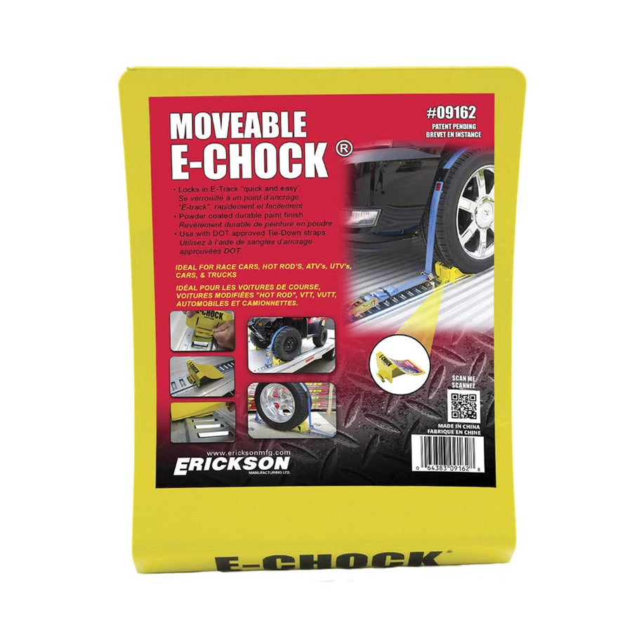 E-Track Erickson Moveable Wheel Chock,1 pk