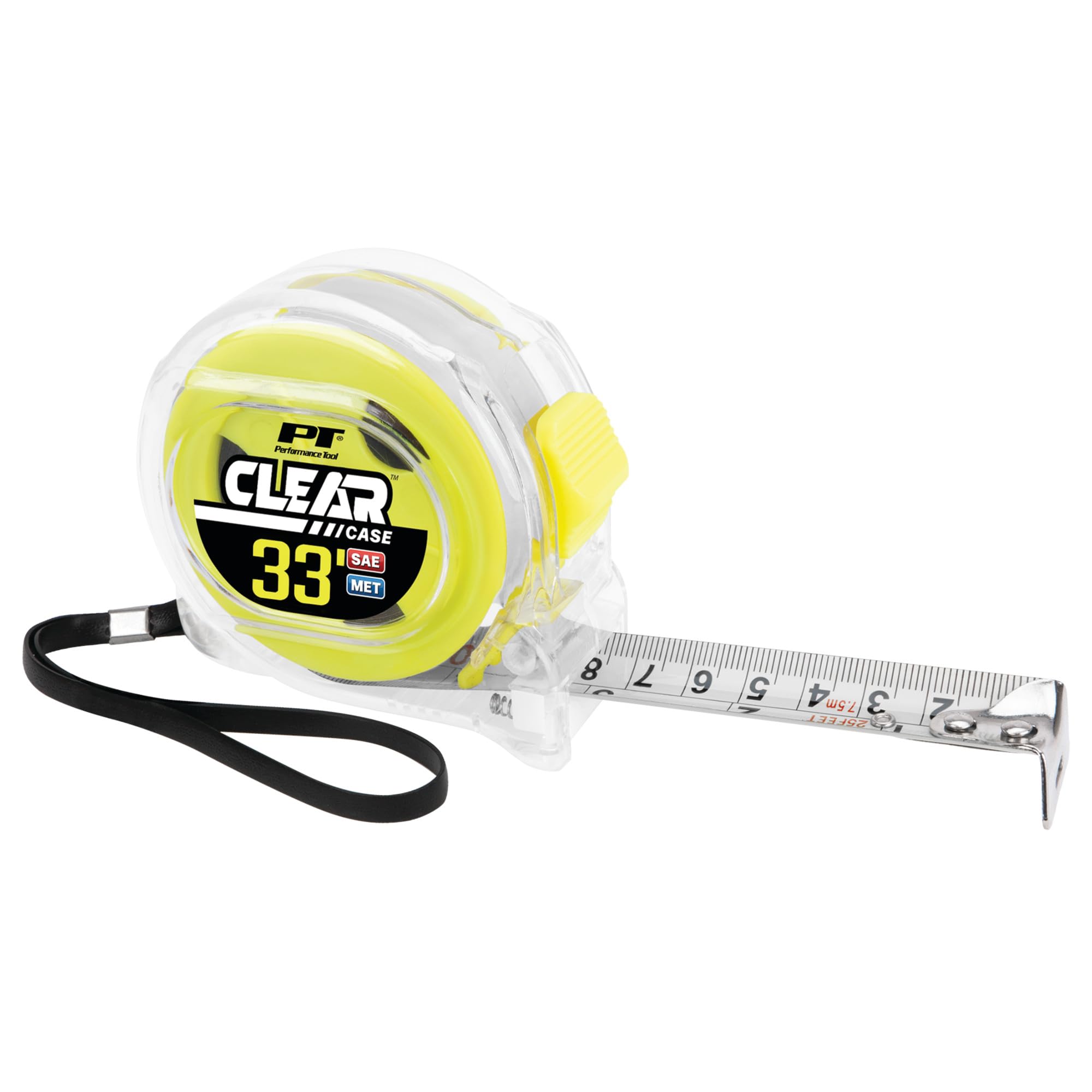 Clear Tape Measure Set Performance Tool W5039 (4 Pieces) for Accurate Measurements and Easy Readability