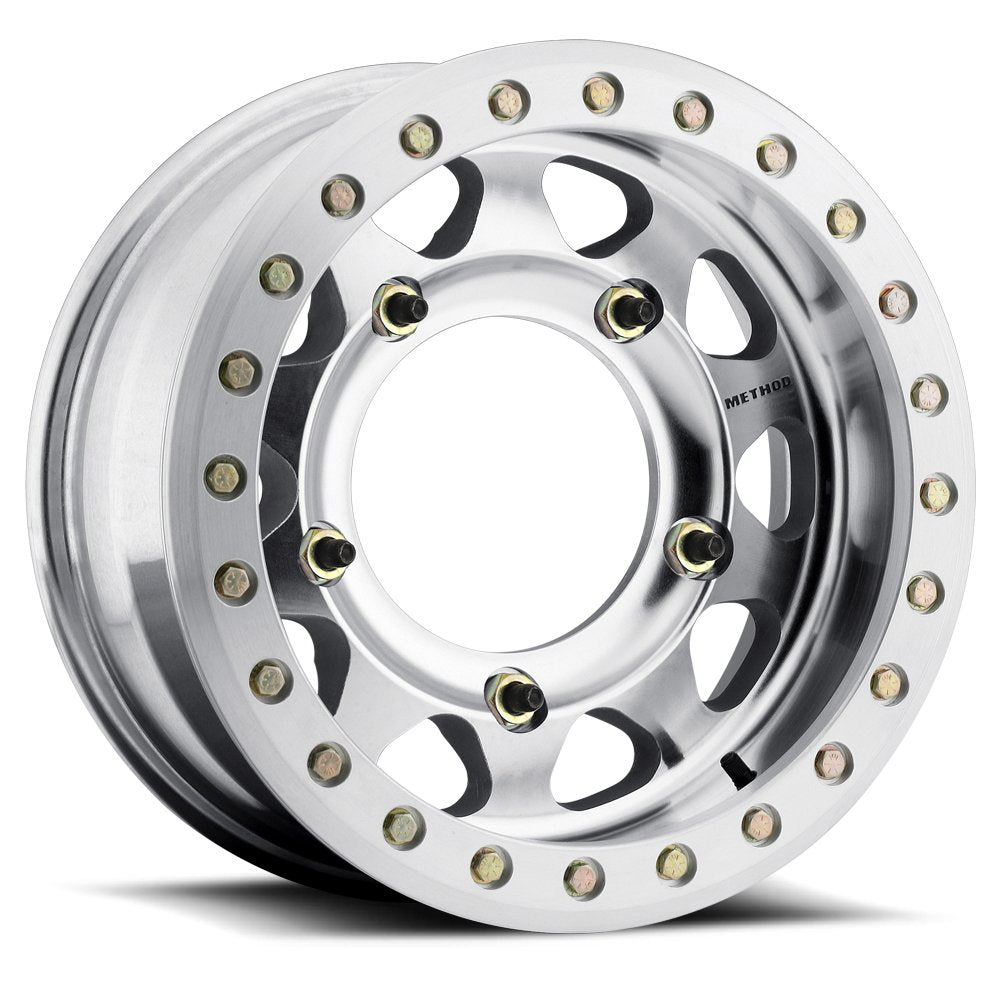 Method Race Wheels 15x5.5" Buggy Beadlock Raw Machined 5x205", 20mm offset 2.8" Backspace, MR10155519320B
