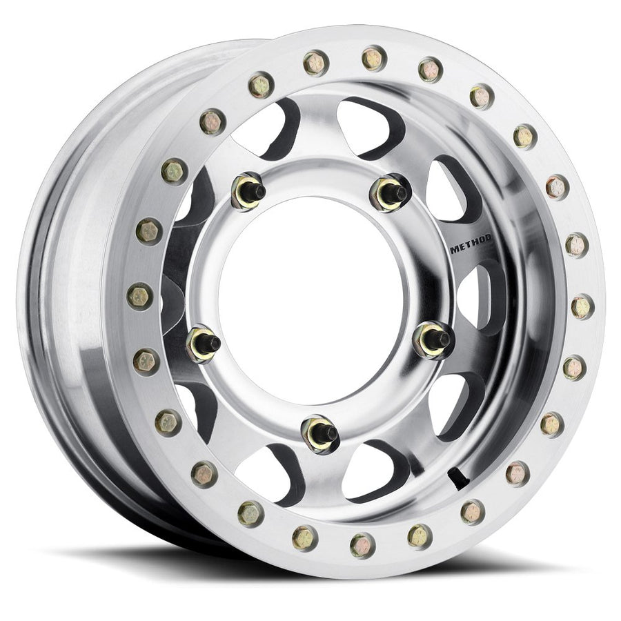 Method Race Wheels 101 Beadlock Buggy Raw Machined 17x8" 5x205", 51mm offset 2.5" Backspace, MR10178019351B