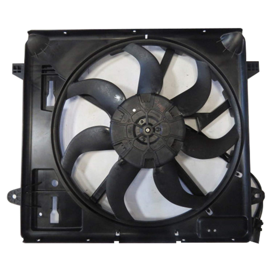 Cooling Fan Assembly TYC 624080 Compatible with 2012-2018 Jeep Wrangler, Black