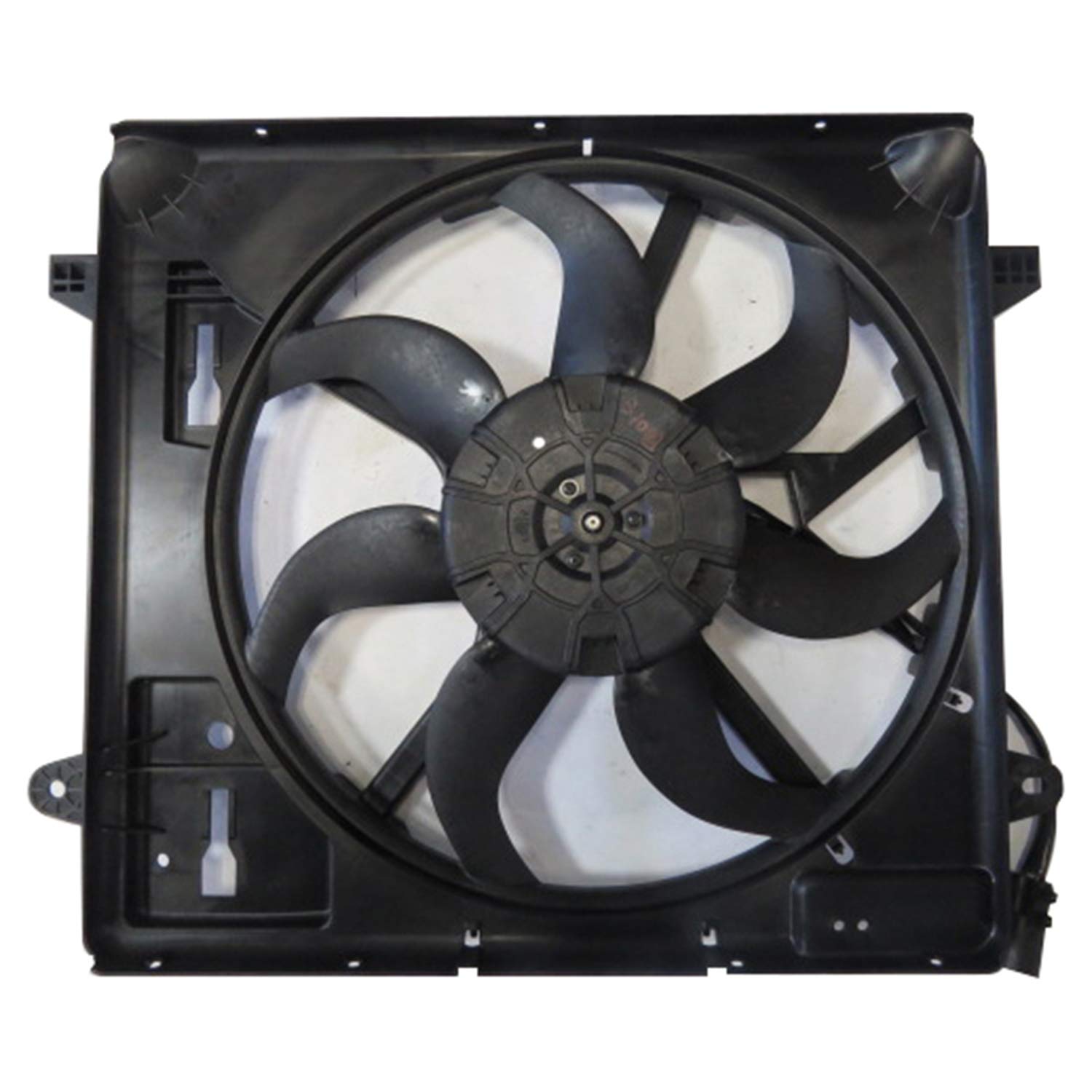 Cooling Fan Assembly TYC 624080 Compatible with 2012-2018 Jeep Wrangler, Black
