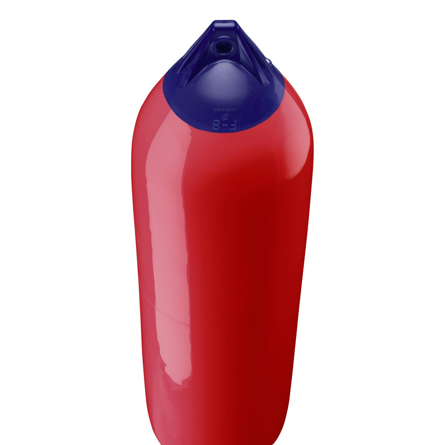 F-8 Standard Blue Ropehold Polyform Boat Fender - Classic Red
