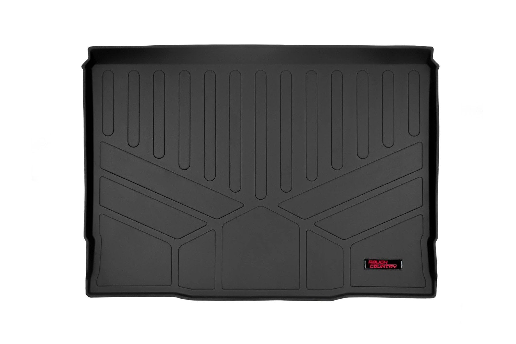 Rear Cargo Mat Rough Country for Ford Bronco (2021-2025) 4-Door - Custom Fit, Heavy-Duty, All-Weather Protection