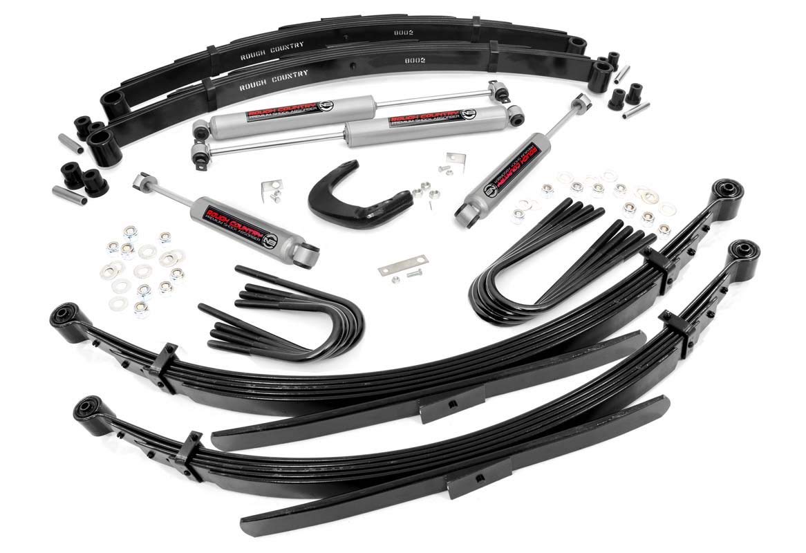4" Lift Kit Rough Country for 73-76 Chevy C20/K20 | GMC C25/K25-19730