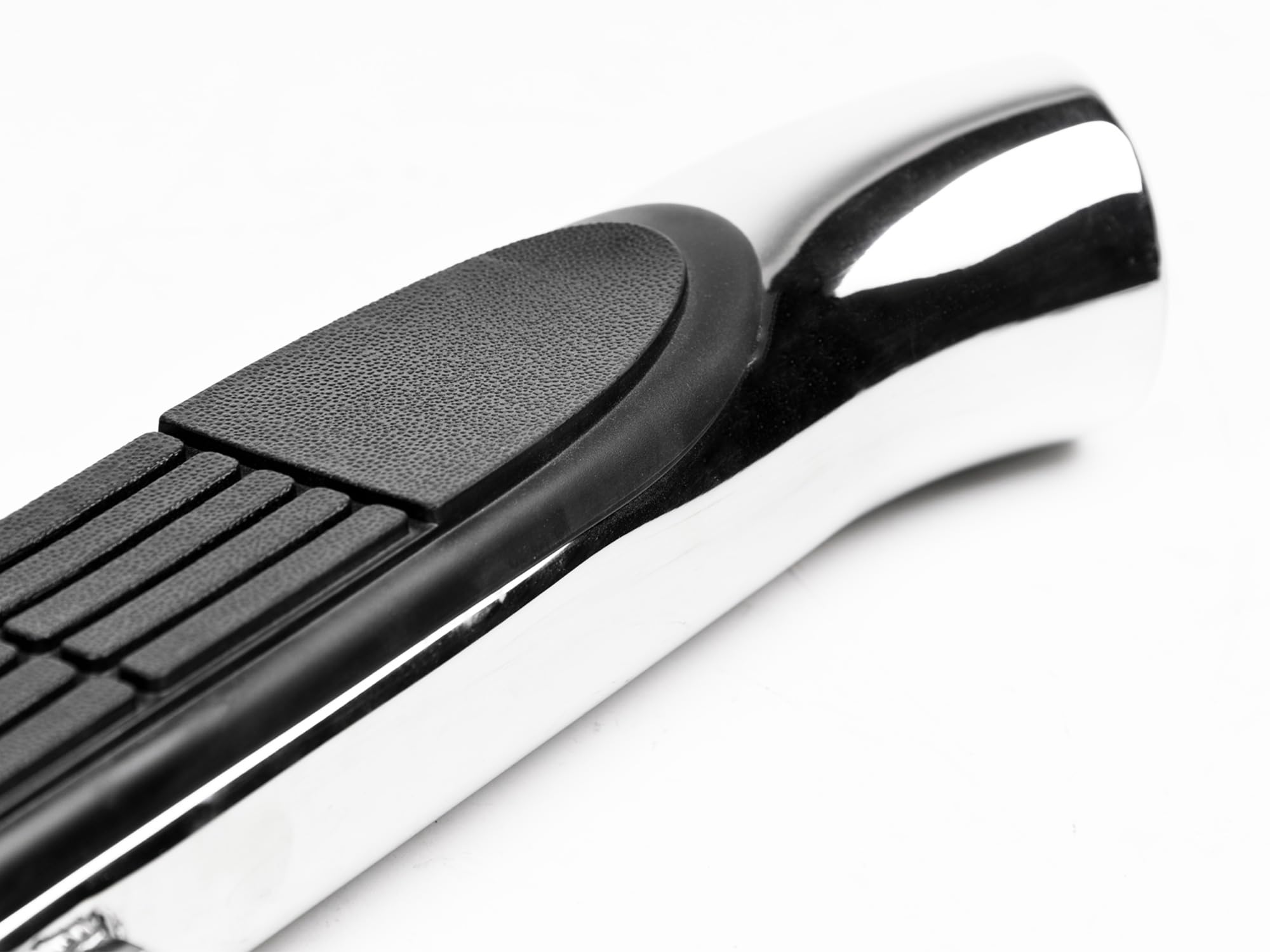 3" Round Armordillo Tubing Stainless Steel Hitch Step for Class 3 Trailer Hitch|2" Hitch Receiver Step Chrome/Polished Finished|7170155
