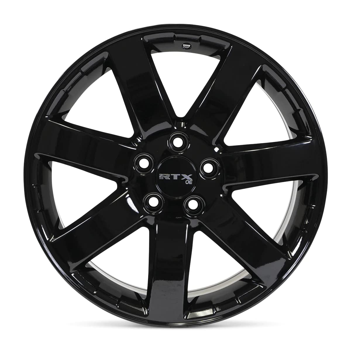 Custom RTX NAGANO Wheel - 17x7.5, 45 Offset, 5x114.3 Bolt Pattern, 64.1mm Hub - Gloss Black Rim