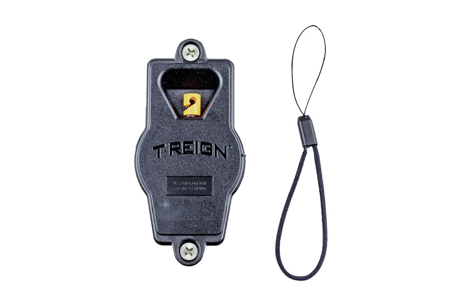 Surface Mount YakAttack Retractor | 36" Kevlar Cord with Removable 4" Tether | Secure Small Tools & Accessories on Rotomolded Kayaks | Made in USA