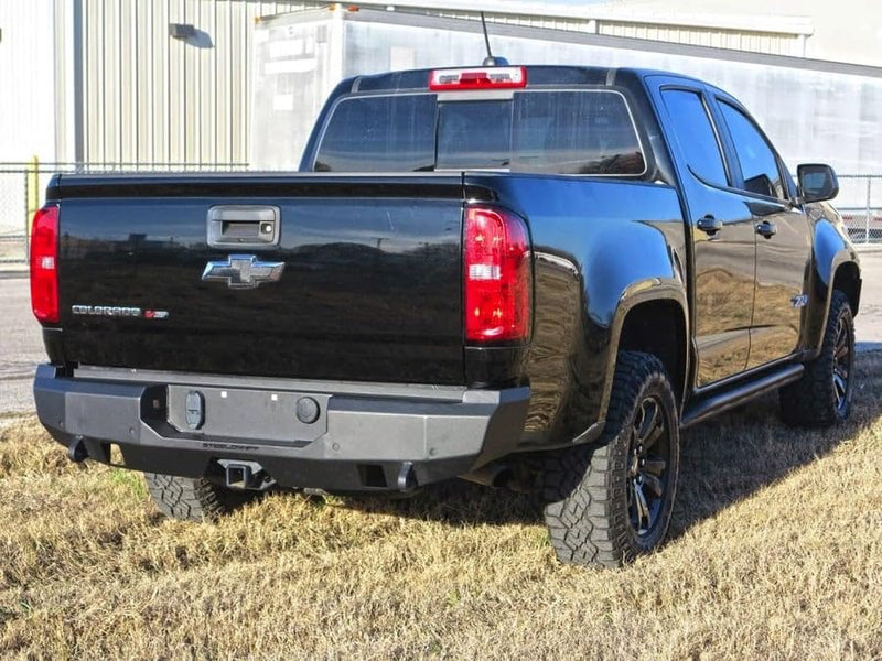 Fortis SteelCraft 76-20450 - Full Width Textured Black Rear HD Bumper