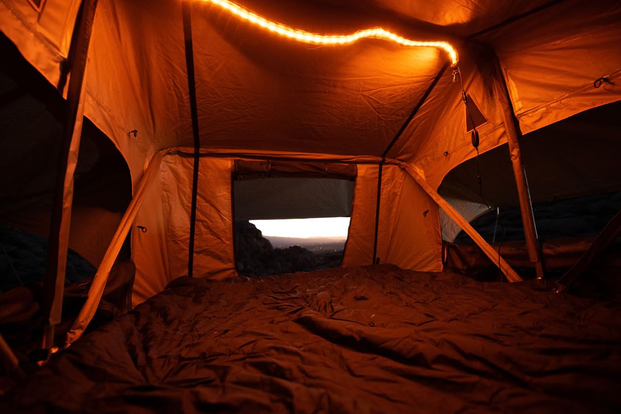 Overland Tuff Stuff LED Light Strip, USB, Dimmable, White/Amber