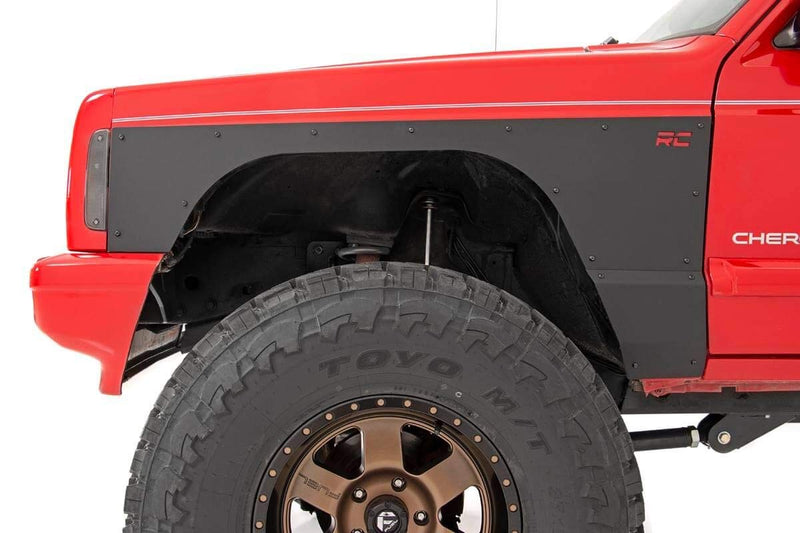 Rough Country Armor Front Quarter Panel for 1984-2001 Jeep Cherokee XJ - 10577