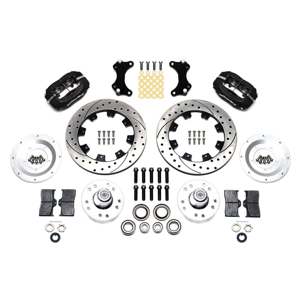 Front Hub Kit FNSL6R, 12.88", Drill, Red