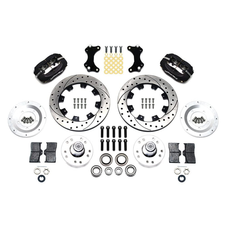 Front Hub Kit FNSL6R, 12.88", Drill, Red