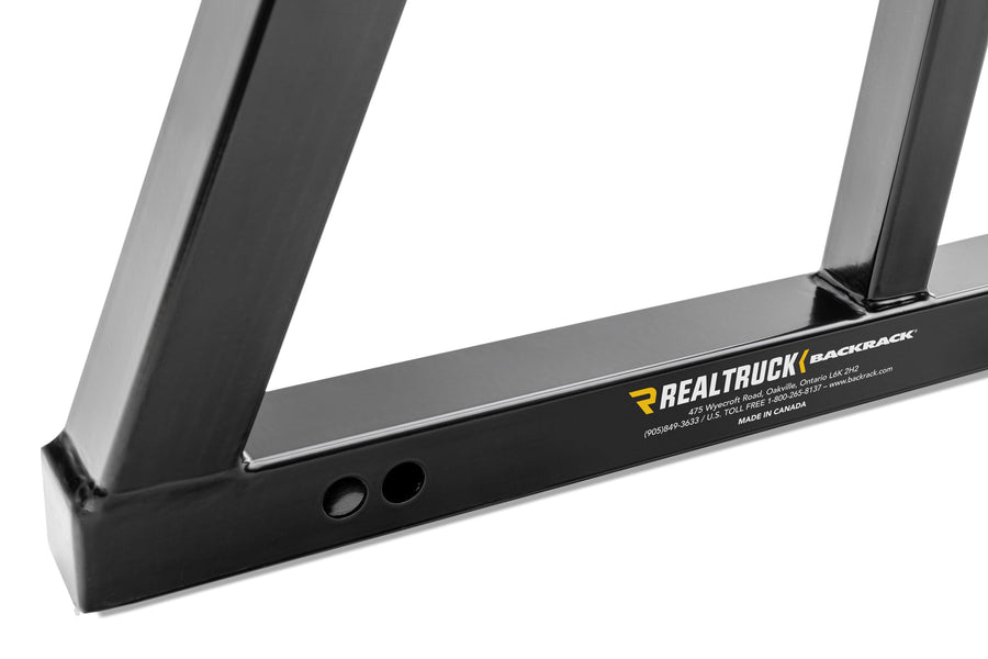 BACKRACK RealTruck SRX Rack Non-Lighted Frame | Black, No Drill | SRX800 | Fits 2020-2025 Chevrolet/GMC Silverado/Sierra 2500/3500 HD; 2004-2025 Nissan Titan; 2000-2007 Toyota Tundra & Others