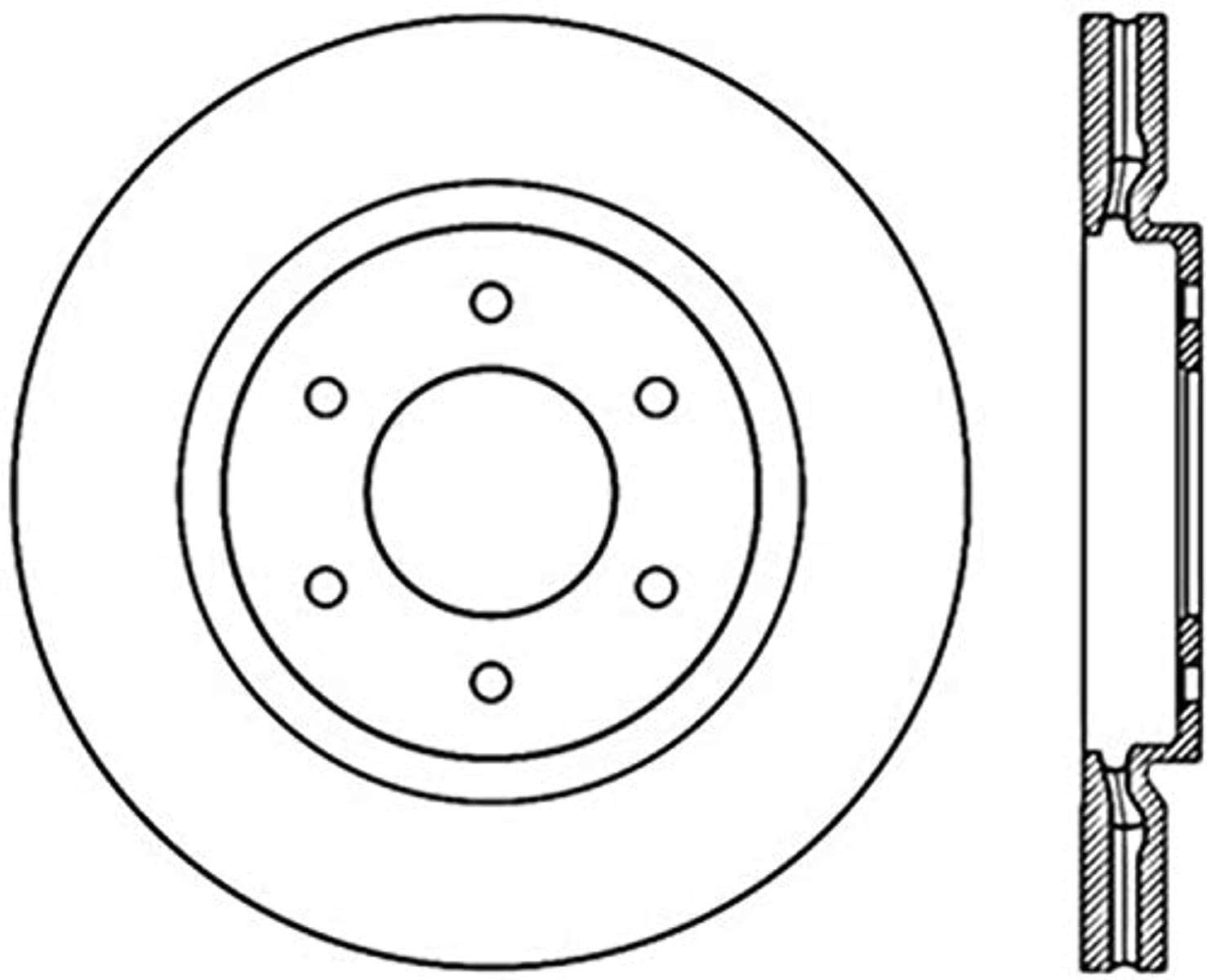 Centric 121.42099 Parts Front Brake Rotor