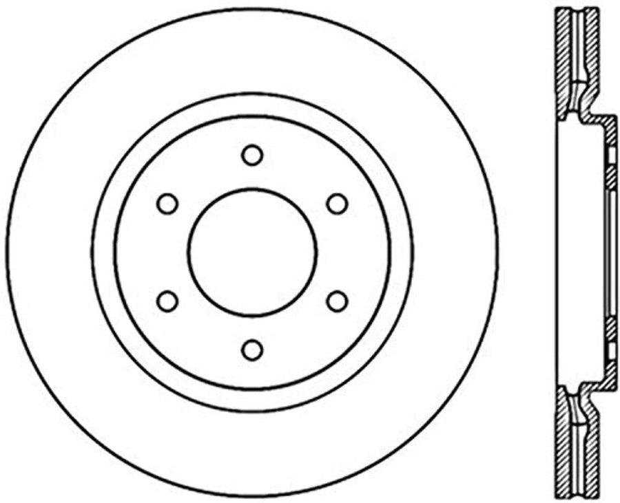 Centric 121.42099 Parts Front Brake Rotor