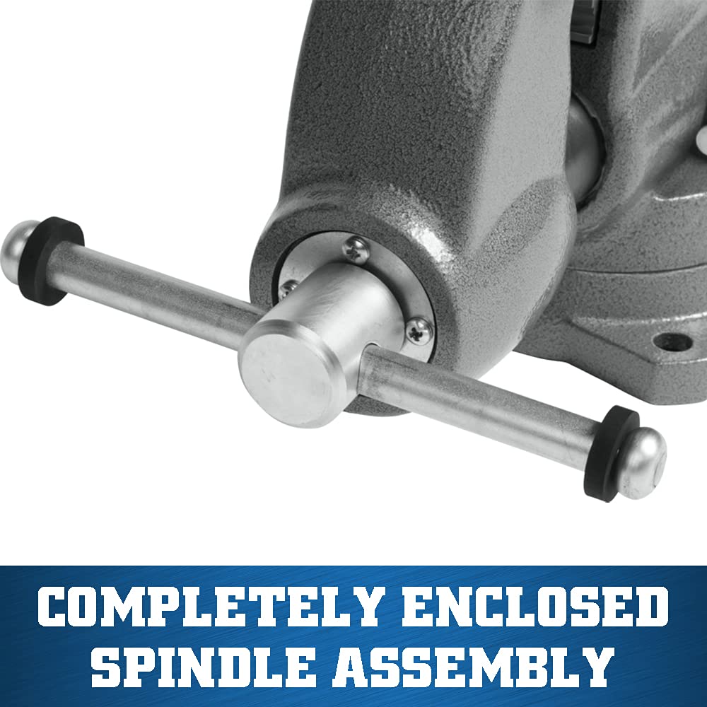 Wilton 4-1/2" Jaw Width Pipe & Bench Vise, 6" Max Jaw Opening, 4-3/4" Throat (Model C-1)