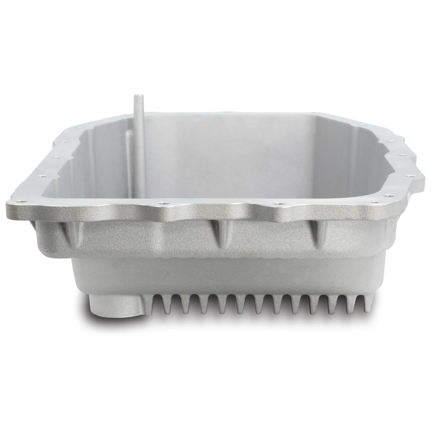 Heavy-Duty PPE Deep Cast Aluminum Automatic Transmission Pan Compatible with 2015-2020 GM 8L90 8-Speed Transmission (Brushed)