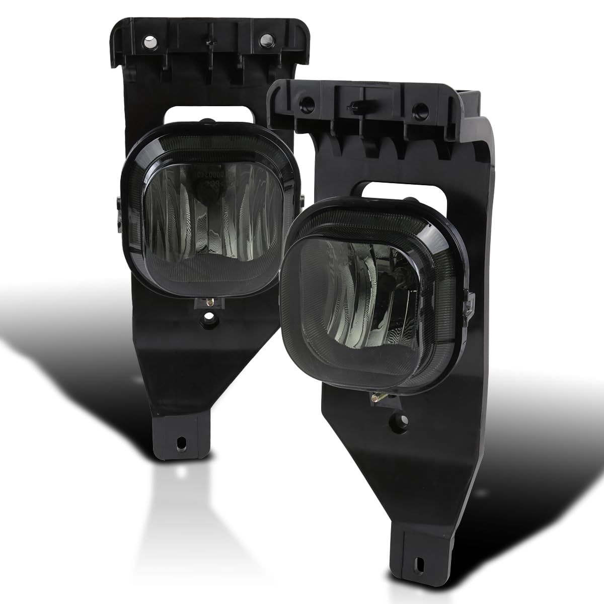 Smoke Driving Fog Lights + Bulbs SPEC-D TUNING Compatible with 2005-2007 Ford F250 F350 F450 F550 Super Duty, 2005 Excursion, L+R Pair Assembly