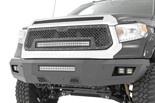 Rough Country LED Mesh Grille Insert w/White DRL for 2014-2017 Tundra - 70225