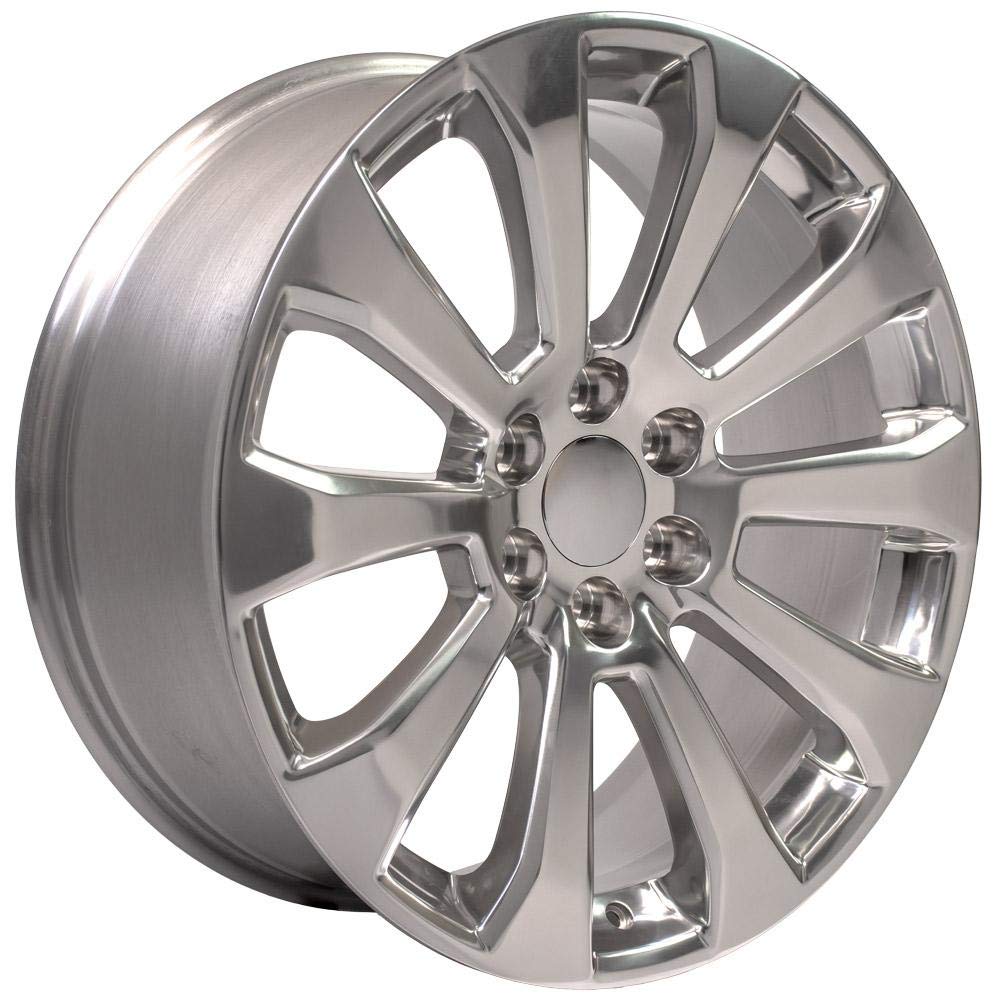 22 Inch OE Wheels CV95 Rim Fits Suburban 1500 High Country Style 6x139.7 22x9 Polished - Hollander 5922 (1)